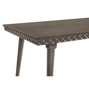 English Elm Perkins Sculptural Okume Veneer Dining Table with Tapered Legs for Family Gatherings B062P447963