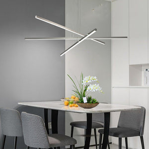 English Elm 48" Geometric Three Arm Led Chandelier Aluminum Acrylic Shade Dining Living Room W2312P415987