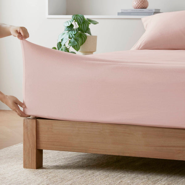 English Elm Cotton Blend Jersey Knit Sheet Set For Twin Xl Beds - All-Season Comfort, Soft & Easy Care! B035P294170