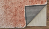 Feizy Rugs Indochine Plush Hand-tufted Polyester Shag Rug - Luxurious High Pile For Contemporary Spaces Pink Polyester 4944550fblh000n95