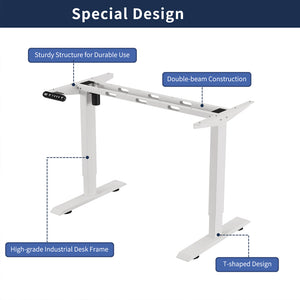 English Elm 55"×24" Electric Sit Stand Desk Steel Frame with Memory Presets and Usb-c Charging Port Oak W614P376317