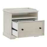 OSP Home Furnishings Country Meadows File Cabinet Antique White