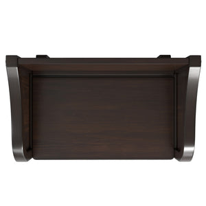 English Elm Connaught Compact Entryway Storage Bench - Timeless Solid Wood Design With Hidden Compartment B136P203425