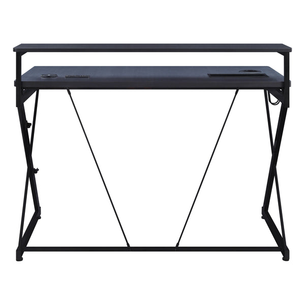 OSP Home Furnishings Emulator Gaming Desk Black / Carbon