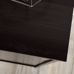 English Elm Dresser, Versatile Brown-Finish Storage Solution For Compact Spaces – Stylish & Functional Design B356P367895