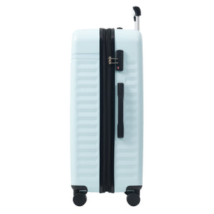 English Elm Luggage Set 5 Piece Abs Hardside Expandable Spinner Wheels Tsa Lock Travel Bags Light Blue N732P326115N