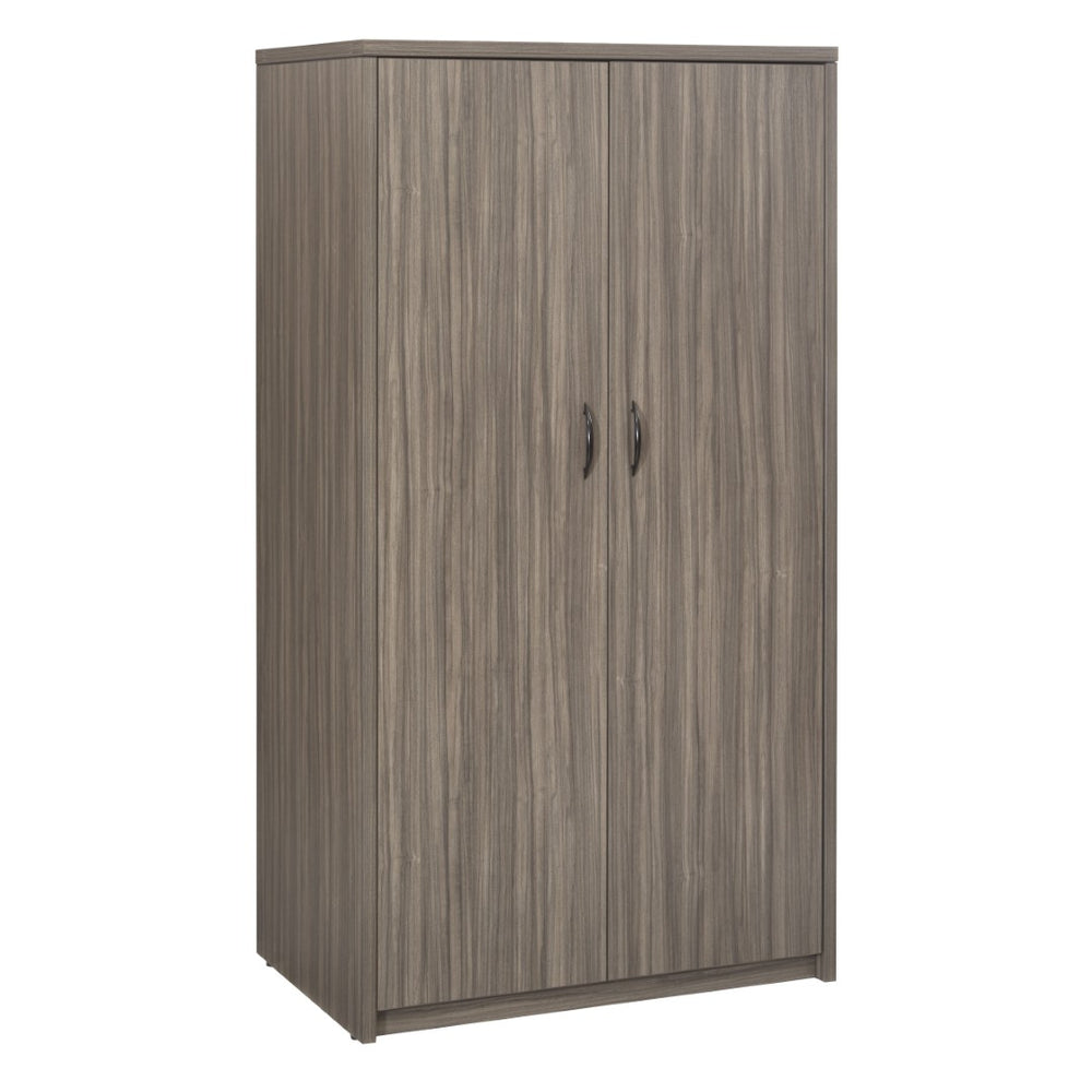 OSP Home Furnishings 65' 65 Inch Tall Two Door Storage Cabinet with Five Adjustable Shelves for Garage or Office NAP-156-URB