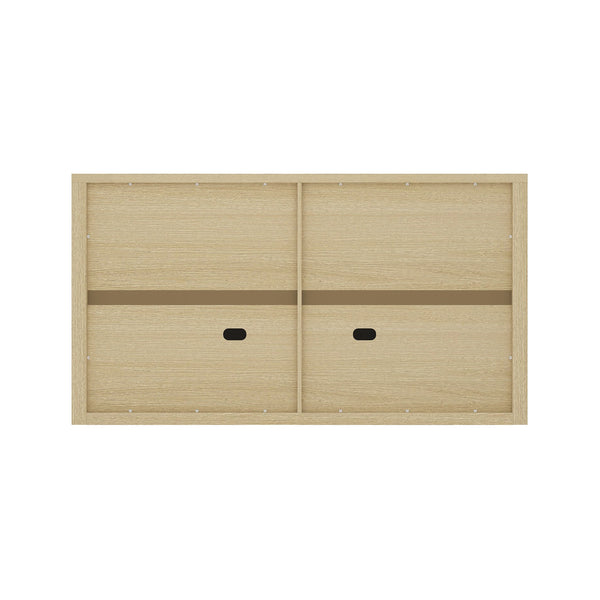 English Elm Rivington 60" Sideboard with 4 Soft-Close Doors, Adjustable Shelves, Media Management, TV Stand Oak B365P397669