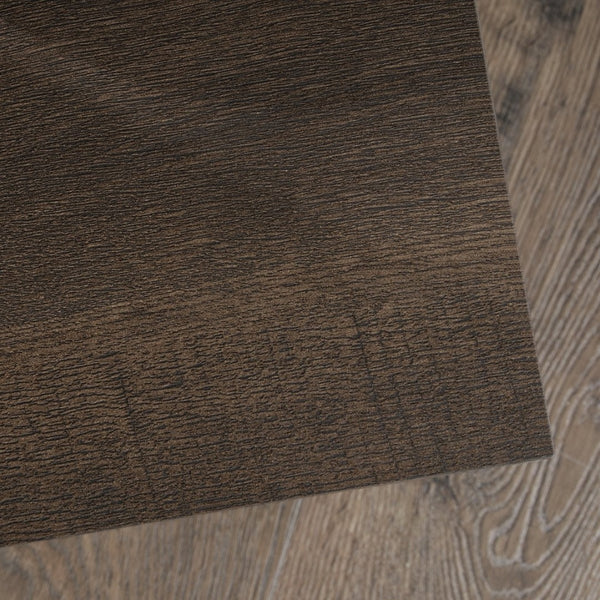 English Elm Side Table - Stylish Brown Finish, Compact Design With Sturdy Metal Frame For Versatile Storage & Display B356P367922-GIGA