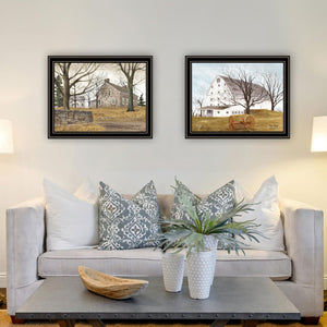 English Elm Trendy Decor 4u Billy Jacobs Pastoral Diptych Framed Farmhouse Wall Art Set B067P254094