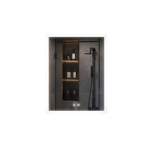 English Elm Aurorium Frameless Led Vanity Mirror with Defogger for Modern Spa Bathrooms B2731P478345