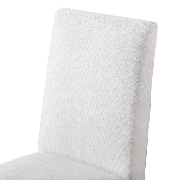 English Elm Rustic 2-Piece Side Chair Set With Upholstered Seat & Back - Warm Brown Frame & Elegant Design B2741P406153-GIGA