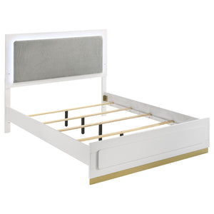 English Elm Sophia 5-Piece Eastern King Bedroom Set With Led Lighting, Padded Headboard & Ample Storage Solutions B062S01068-GIGA