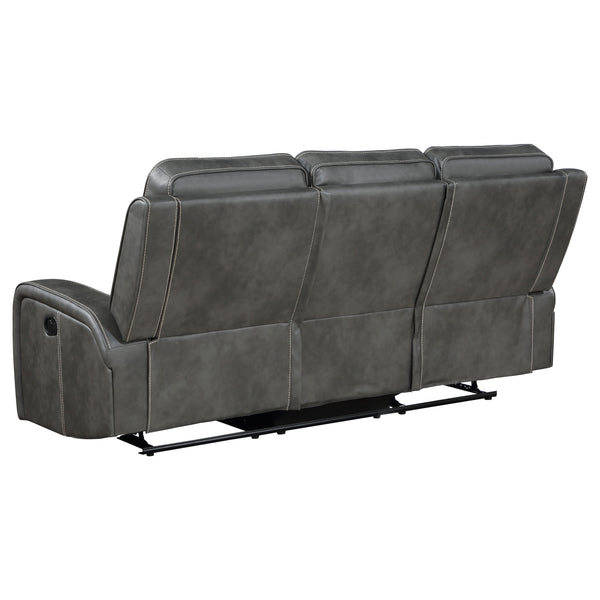 English Elm Forrest Grey Motion Reclining Sofa - Modern Elegance With Plush Comfort And Stylish Design Features B062P354053
