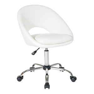 OSP Home Furnishings Milo Office Chair White