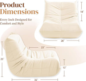 English Elm Luxury Plush Accent Chair with Button-Tufted Corduroy Cover and High-Density Memory Foam Comfort, Anti-Slip Base White W3955P388723