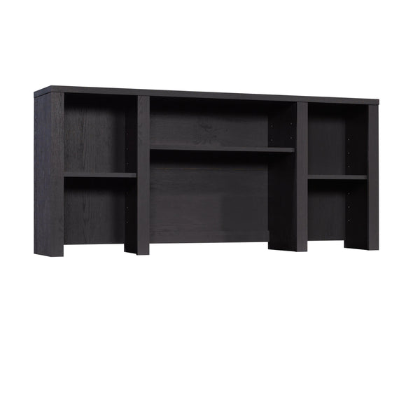 English Elm Hutch, Elegant Black Finish - Stylish & Functional Storage Solution For Home Or Office Workspace B356P402694