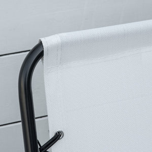 English Elm Outsunny Set Of 2 Portable Bungee Sling Chairs With Armrests – Perfect For Camping, Pool, And Patio! W2225P174110-GIGA