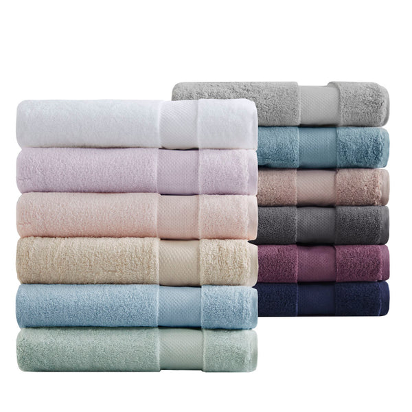 JLA Home Madison Park - Oversized Plush Down Alternative Throw for Luxurious Warmth — Ribbed Face, Box Quilted, Machine-Washable Comfort Ivory BASI50-0429