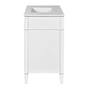 English Elm 36'' Modern Bathroom Vanity With Ceramic Sink, Soft-Close Drawers, Ample Storage & Elegant Design N710P230246K