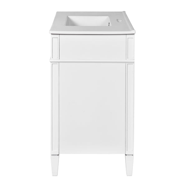 English Elm 36'' Modern Bathroom Vanity With Ceramic Sink, Soft-Close Drawers, Ample Storage & Elegant Design N710P230246K