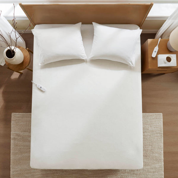English Elm 1-Piece Queen Heated Mattress Pad - Cozy Comfort With Custom Heat Settings For A Perfect Night'S Sleep B035P408313
