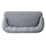 Christopher Knight Home® - Noble House - Amaia Mid-Century Modern Velvet Sofa with Seashell Backrest