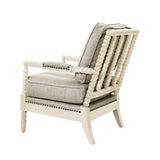 Madison Park Donohue Traditional Accent Arm Chair MP100-1241 Light Grey/Antique Cream