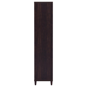 English Elm Nestor Rustic Tobacco 2-Drawer Tall Accent Cabinet with 2 Doors — Slim 72" Storage Console for Living Room B062P353488
