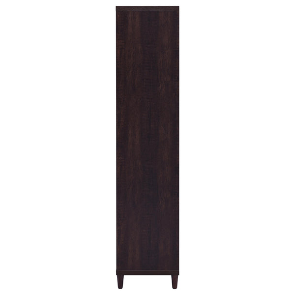 English Elm Nestor Rustic Tobacco 2-Drawer Tall Accent Cabinet with 2 Doors — Slim 72" Storage Console for Living Room B062P353488