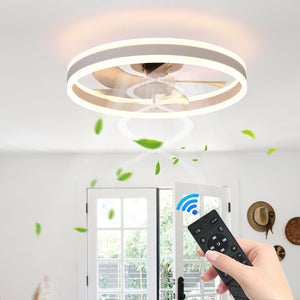 English Elm Ceiling Fan With Dimmable Led Lights, Remote Control & 6-Speed For Modern Home Comfort & Style W2312P374756