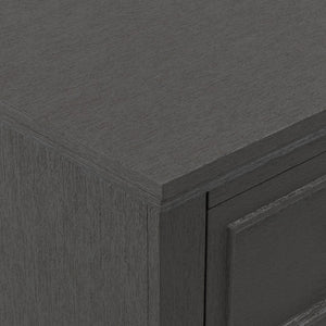 OSP Home Furnishings Farmhouse Basics Nightstand Rustic Black