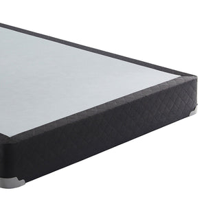 English Elm Maynard Split California King Box Spring with Grey Fabric and 9 Inch Profile B062S01779