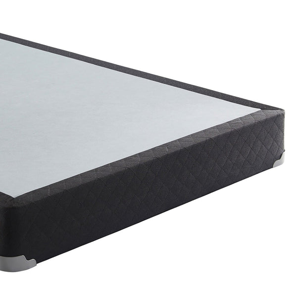 English Elm Maynard Split California King Box Spring with Grey Fabric and 9 Inch Profile B062S01779