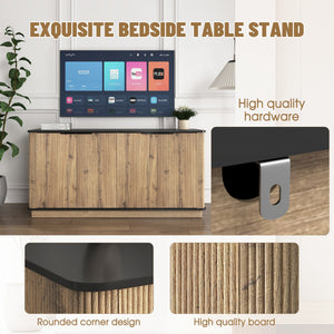 English Elm Multi-Functional Mdf Sideboard - Stylish Storage For Tvs & Tableware, Compact Design, Easy Assembly W3226P279083