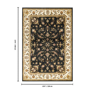 English Elm Classic All-over Traditional Pattern Large Area Rug for Living Room or Dining Space B186P452262