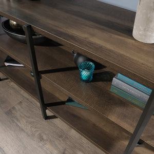 English Elm Credenza, Stylish Brown Media Stand For Tvs Up To 54", Durable Design & Versatile Storage Options B356P367965