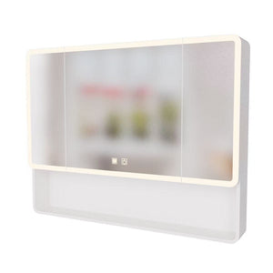 English Elm Led Triple Door Medicine Cabinet Warm Light Anti Fog Aluminum Bathroom Wall Mount W3083P451442