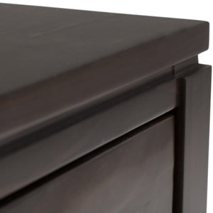 English Elm Cosmopolitan End Table - Rich Mahogany Brown With Storage, Modern Design For Any Living Space B136P159516