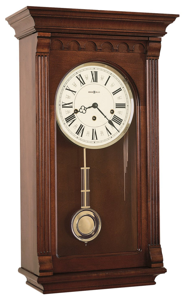 Hekman Furniture 613229 Alcott Wall Clock - Elegant Windsor Cherry Finish, Westminster Chime, And Timeless Design Windsor Cherry Alcott Wall Clock 613229