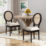 Christopher Knight Home® - Noble House - Govan Wooden Dining Chairs With Cushions - Set Of 2