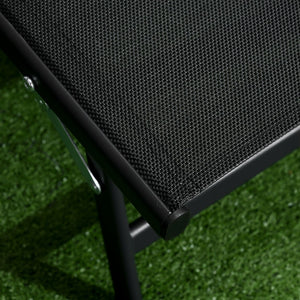 English Elm Outsunny 2-Piece Chaise Lounge Set With Wheels - Adjustable Tanning Chairs For Patio & Beach Fun W2225P174092-GIGA