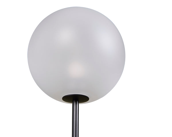 Sunpan Izora Sconce - Modern Wall Light Fixture with Stylish Frosted Glass Shade and Durable Metal Frame Black / Frosted