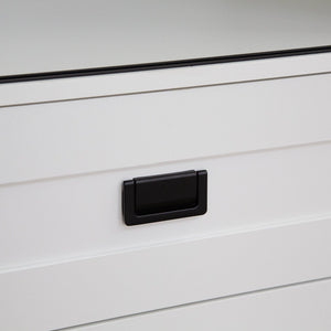 English Elm Tall Armoire Wardrobe Closet - Farmhouse Charm With Sliding Barn Doors, Drawers & Open Shelves W1321S00009-GIGA