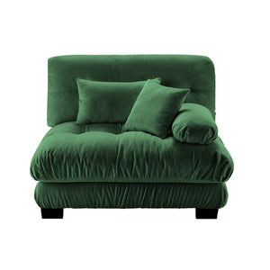 English Elm Pariss Modular Sectional Sofa Unit Chenille Upholstered with Solid Wood Frame W714P284892