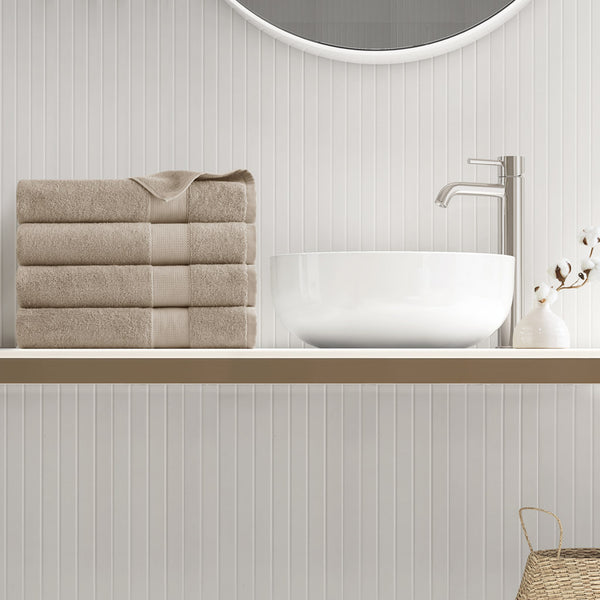 JLA Home Comfort Spaces - 500GSM Turkish Cotton Towel Set – 100% Premium Spa-Quality, 500 GSM Plush, Quick-Dry, Oeko-Tex Certified AM73-0240