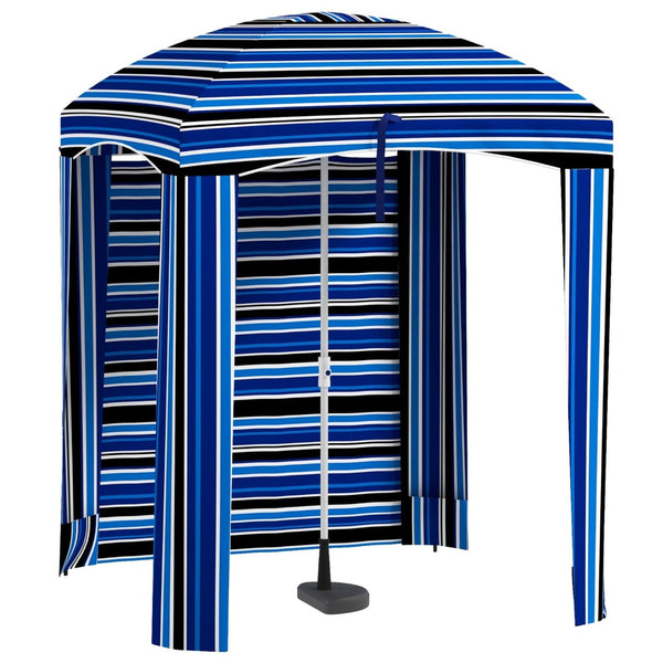 English Elm Outsunny 5.9' Portable Beach Umbrella Cabana With Walls & Vents - Ultimate Sun Protection & Privacy W2225P174270-GIGA