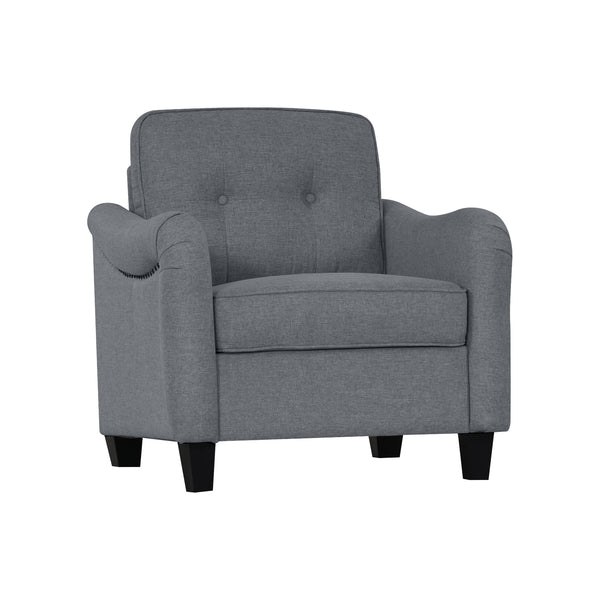 English Elm 3 Piece Living Room Sofa Set - Modern Comfort With Durable Upholstery, Perfect For Apartments & More! W680S00084