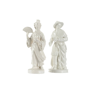 Chinese Couple Figurines White/Cream 385591 Chelsea House