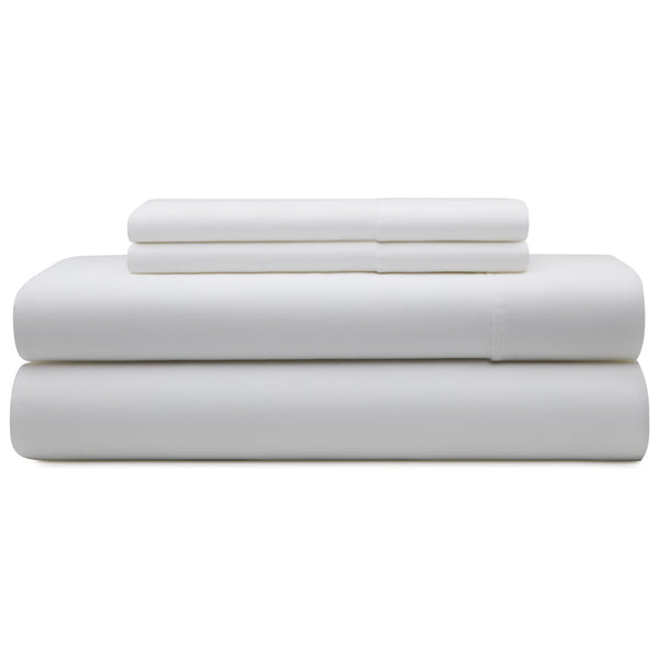 English Elm Brookside 600Tc Cotton Rich Sheet Set - Cal King, White - Luxurious, Wrinkle-Resistant Comfort! B350P326205